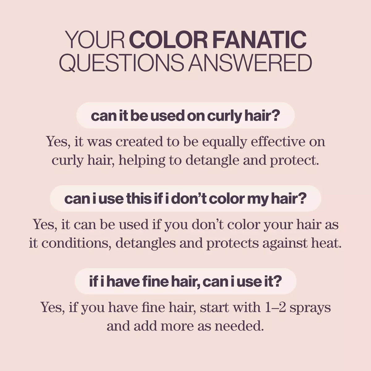 Color Fanatic Multi-Tasking Leave-In Spray: 21-Benefit Heat Protectant and Detangler