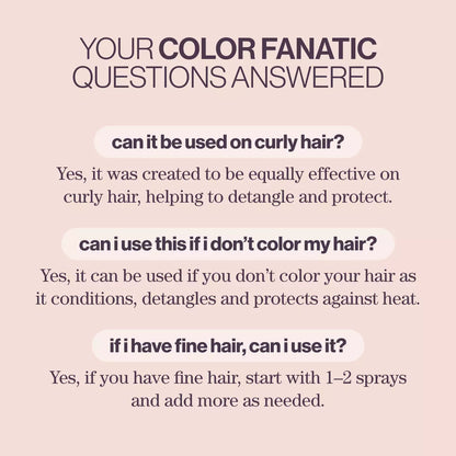 Color Fanatic Multi-Tasking Leave-In Spray: 21-Benefit Heat Protectant and Detangler