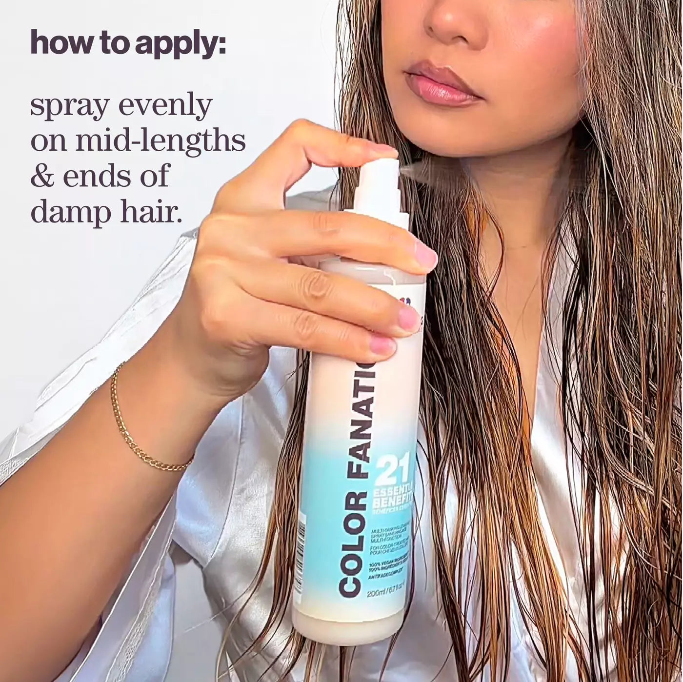 Color Fanatic Multi-Tasking Leave-In Spray: 21-Benefit Heat Protectant and Detangler