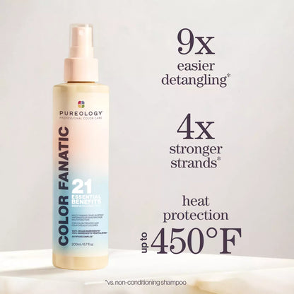 Color Fanatic Multi-Tasking Leave-In Spray: 21-Benefit Heat Protectant and Detangler